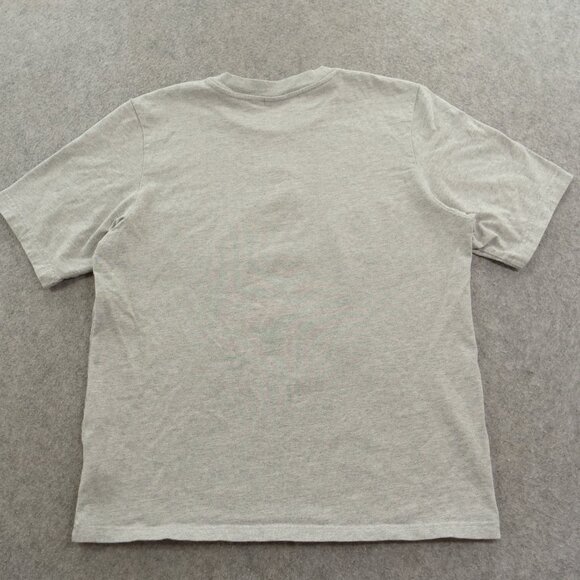 Adidas Shirt Mens Medium Gray Graphic Print Crew Neck Short Sleeve Active Gym - Picture 2 of 15